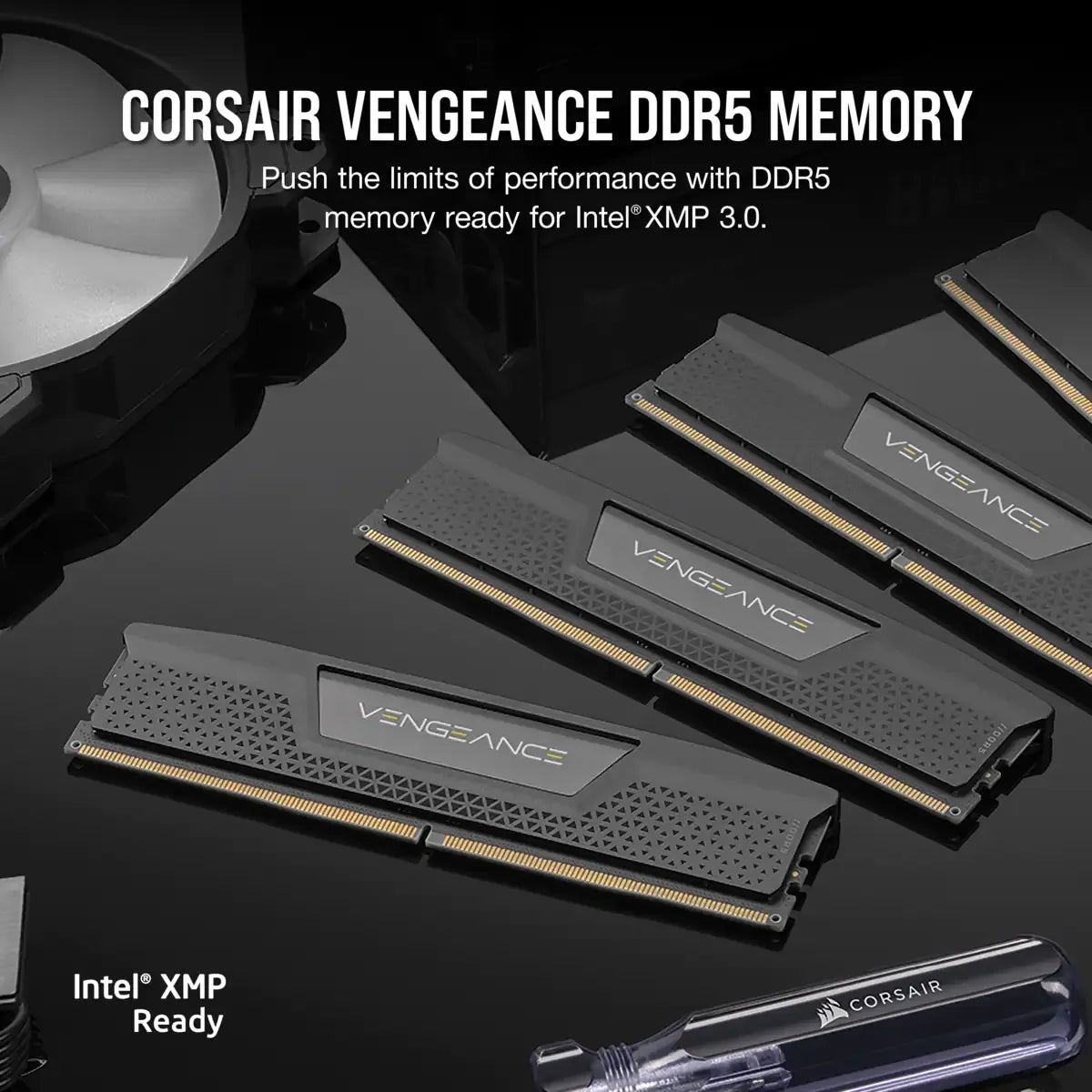 Corsair Vengeance CMK32GX5M2X7200C34, 32 GB, 2 x 16 GB, DDR5, 7200 MHz, 288-pin DIMM