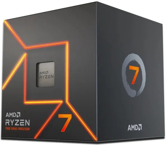 AMD Ryzen 7 7700, AMD Ryzen™ 7, Socket AM5, 5 nm, AMD, 3.8 GHz, 64-bit