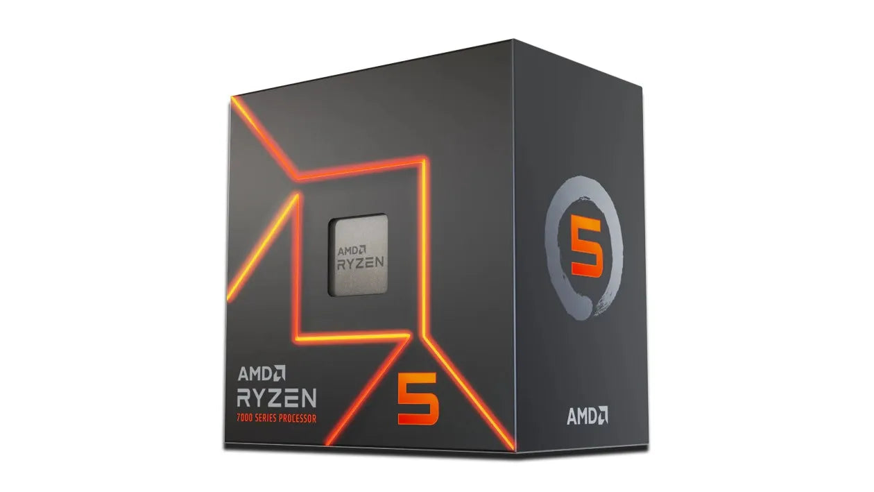 AMD Ryzen 5 7600, AMD Ryzen™ 5, Socket AM5, 5 nm, AMD, 3.8 GHz, 64-bit