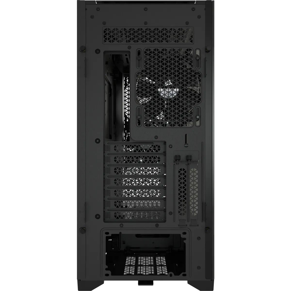 Corsair 5000D RGB, Midi Tower, PC, Black, ATX, Plastic, Steel, Tempered glass, 17 cm