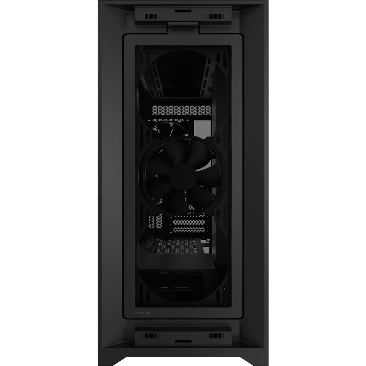 Corsair 5000D RGB, Midi Tower, PC, Black, ATX, Plastic, Steel, Tempered glass, 17 cm