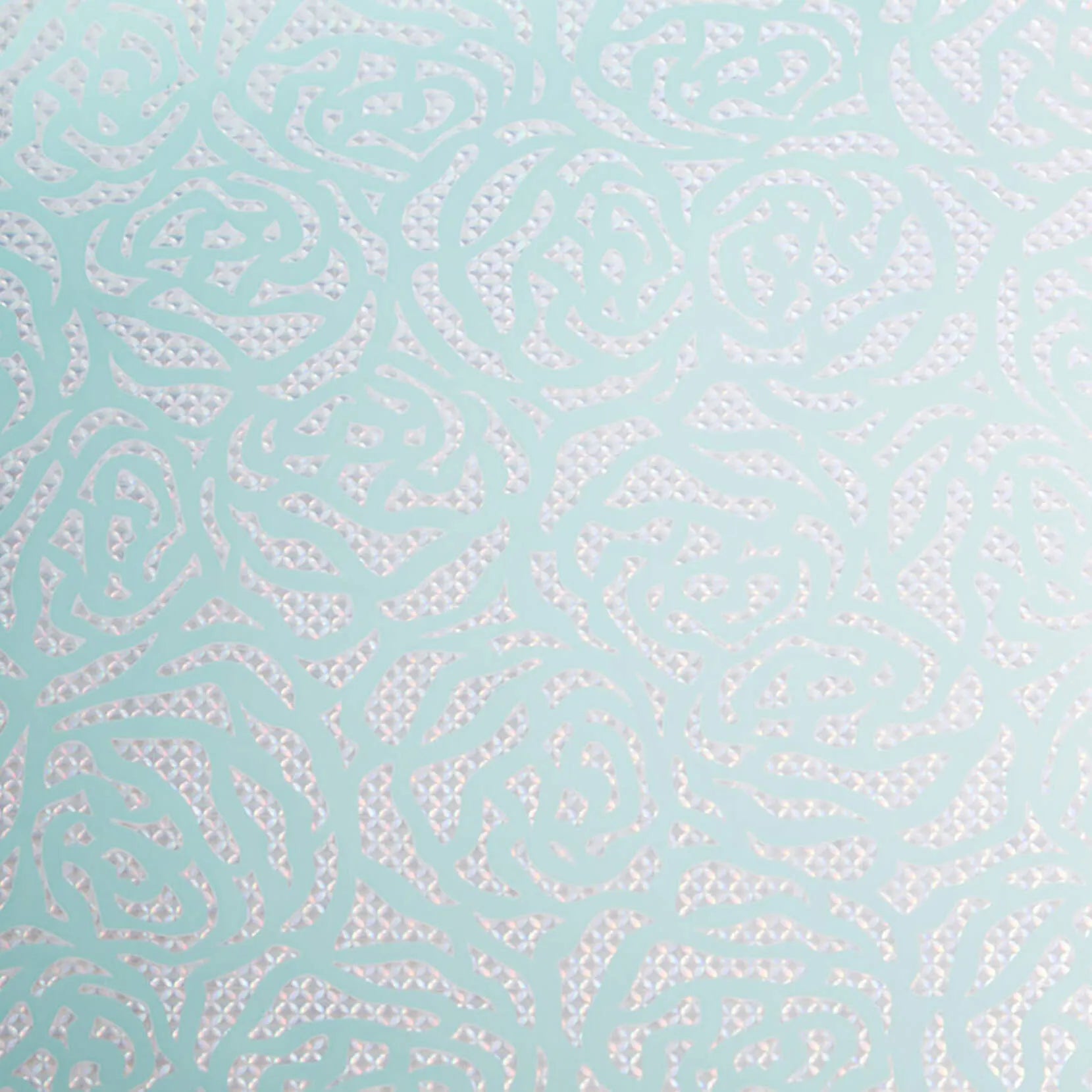 Cricut 2006955, Heat transfer vinyl roll, Smooth heat transfer vinyl, Silver, Turquoise, Pattern, Glossy, Cricut Maker, Cricut Explore Machines