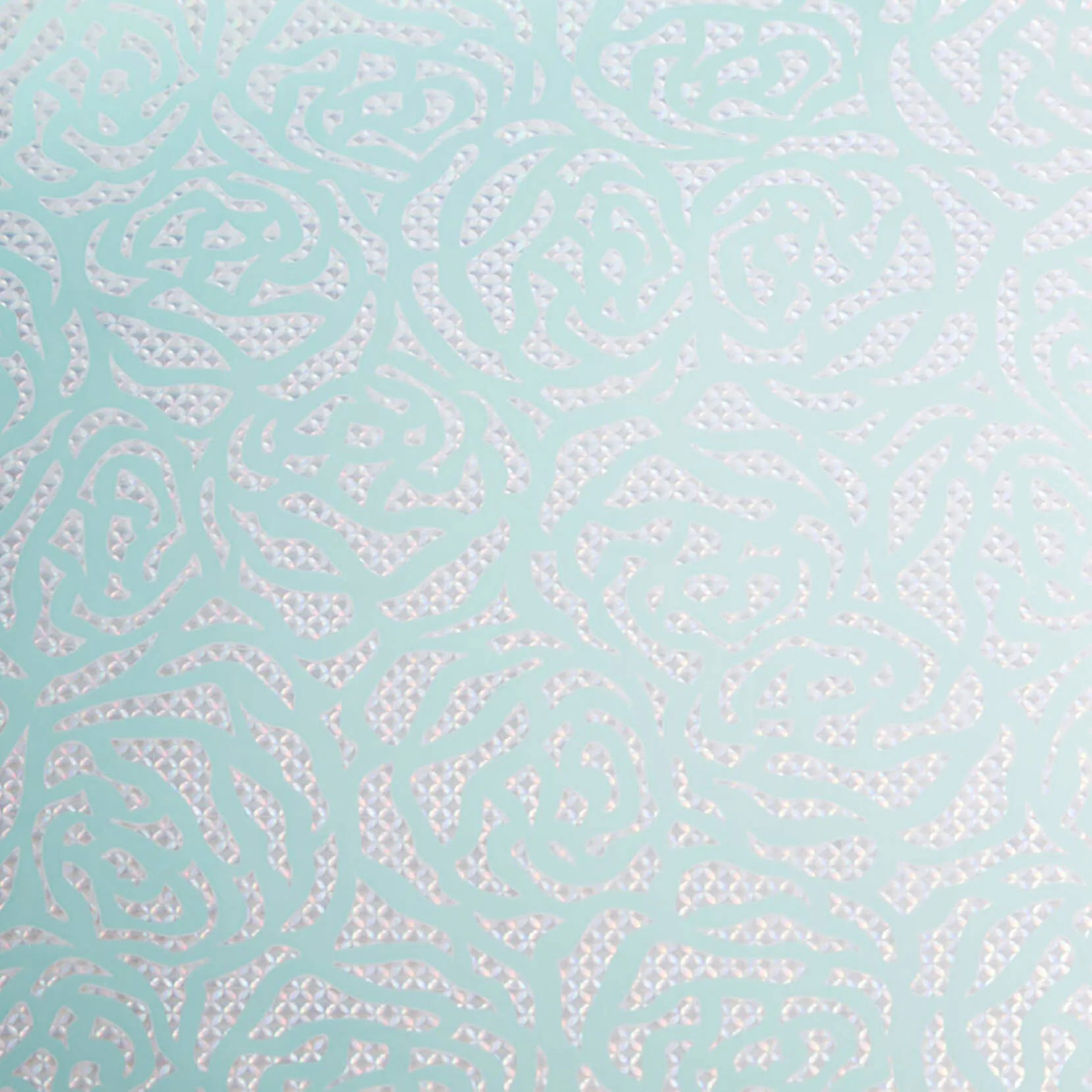 Cricut 2006955, Heat transfer vinyl roll, Smooth heat transfer vinyl, Silver, Turquoise, Pattern, Glossy, Cricut Maker, Cricut Explore Machines