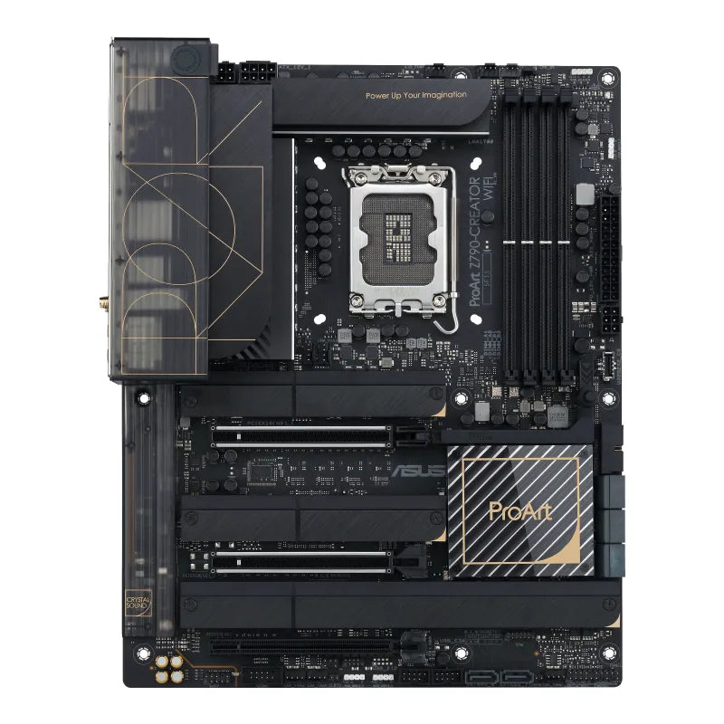 ASUS PROART Z790-CREATOR WIFI, AMD, LGA 1700, Intel® Celeron®, Intel® Core™ i3, Intel® Core™ i5, Intel® Core™ i7, Intel® Core™ i9,..., LGA 1700, DDR5-SDRAM, 128 GB