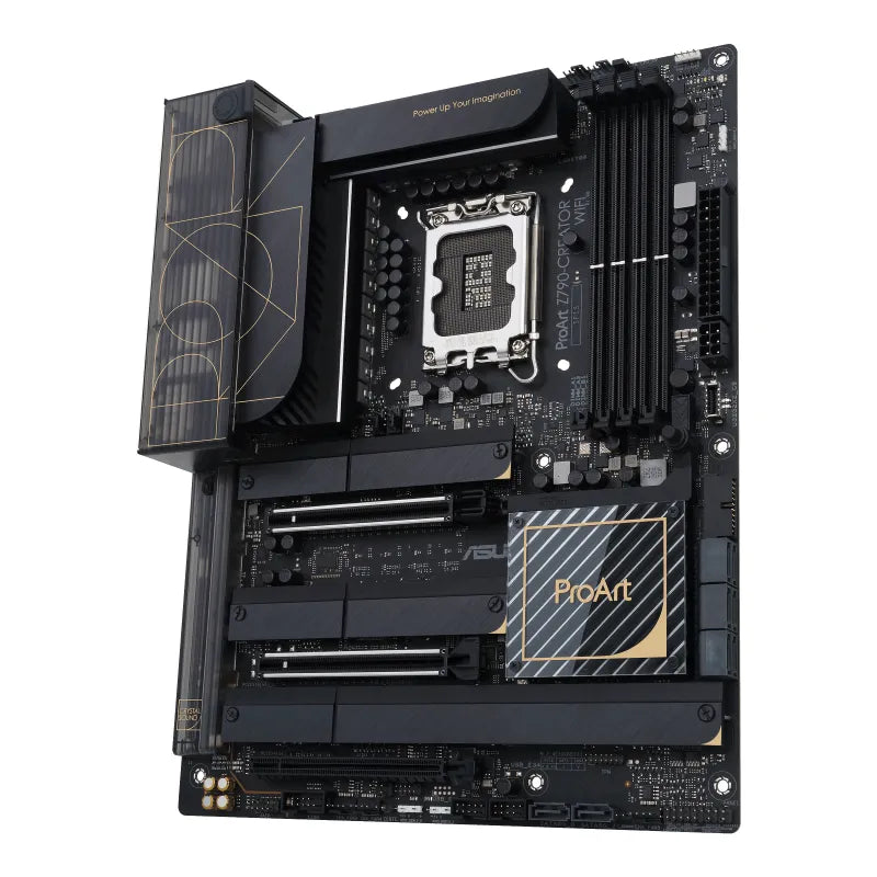 ASUS PROART Z790-CREATOR WIFI, AMD, LGA 1700, Intel® Celeron®, Intel® Core™ i3, Intel® Core™ i5, Intel® Core™ i7, Intel® Core™ i9,..., LGA 1700, DDR5-SDRAM, 128 GB