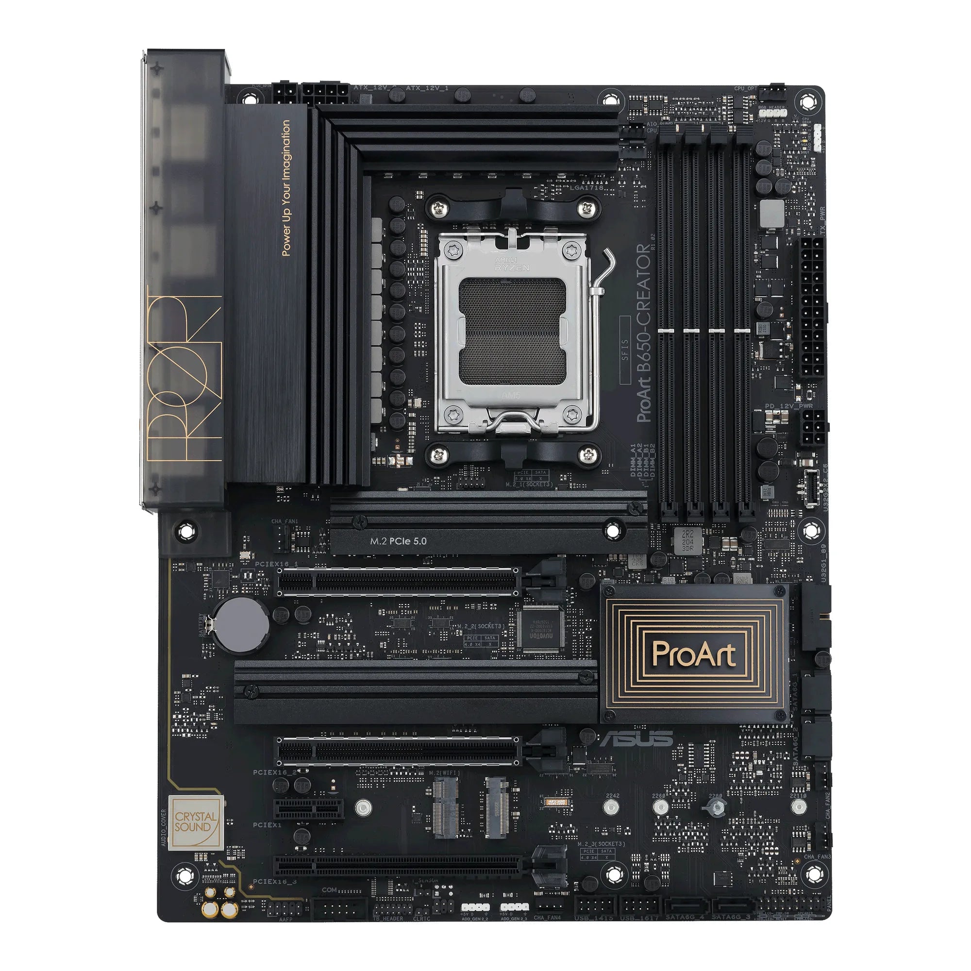 ASUS PROART B650-CREATOR, AMD, Socket AM5, AMD Ryzen™ 3, AMD Ryzen™ 7, AMD Ryzen 9 7th Gen, Socket AM5, DDR5-SDRAM, 128 GB