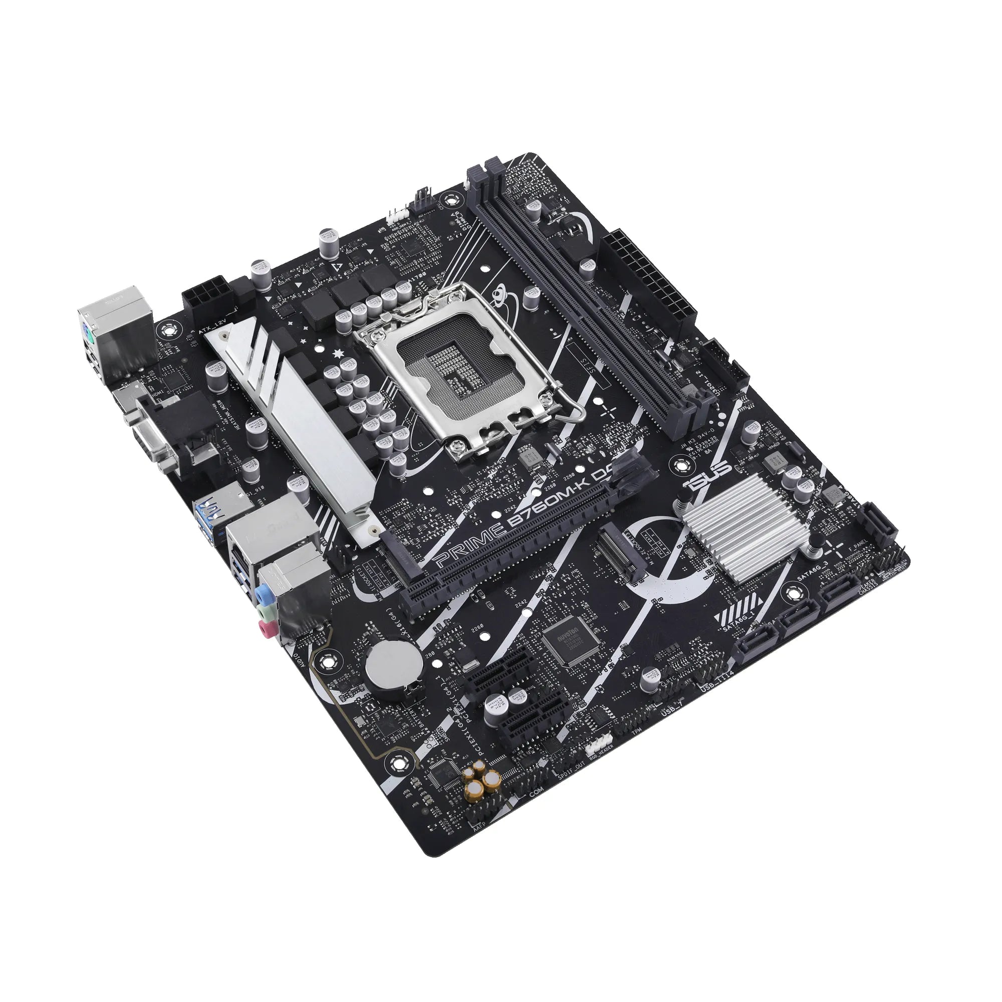 ASUS PRIME B760M-K D4, Intel, LGA 1700, Intel® Celeron®, Intel® Core™ i3, Intel® Core™ i5, Intel® Core™ i7, Intel® Core™ i9,..., LGA 1700, DDR4-SDRAM, 64 GB