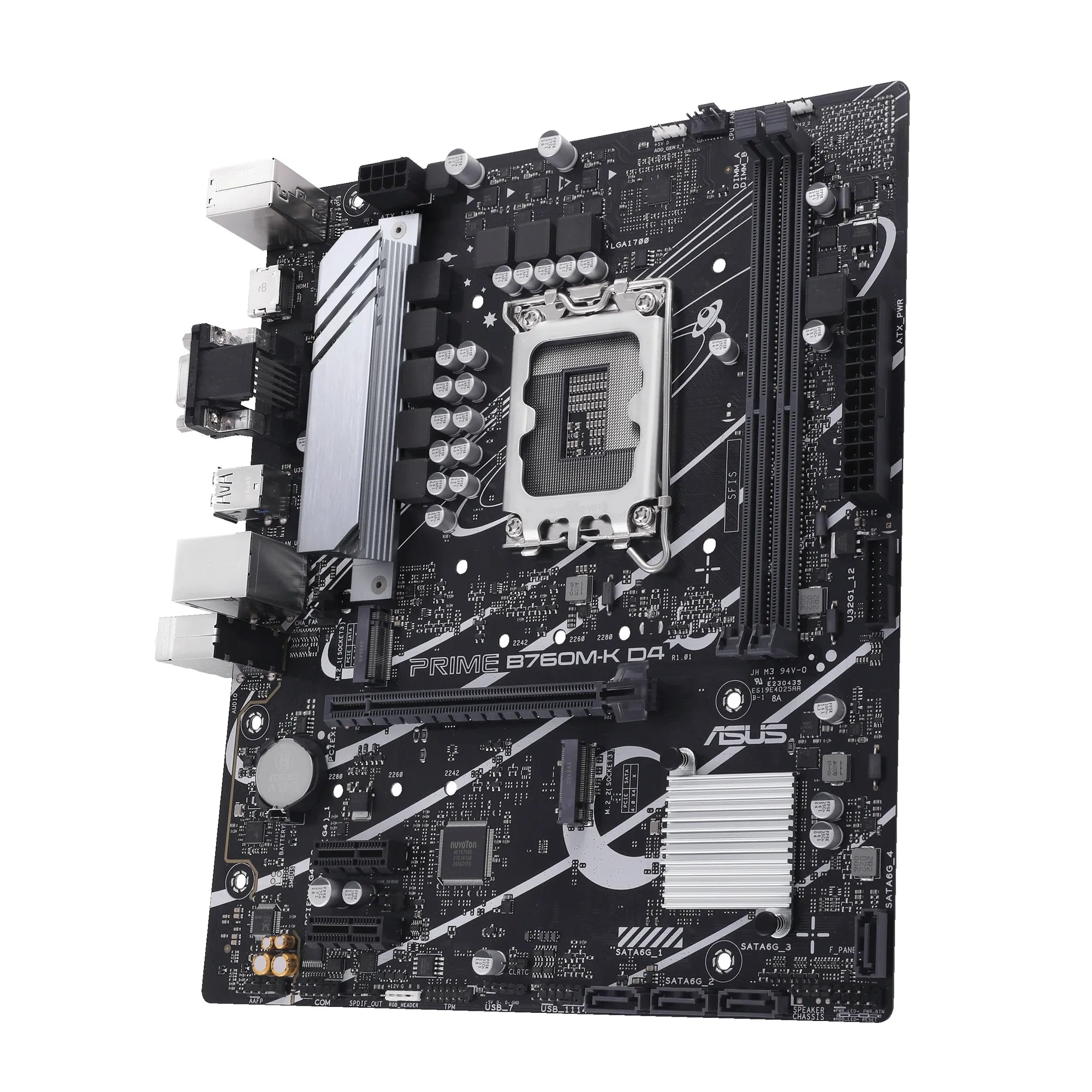 ASUS PRIME B760M-K D4, Intel, LGA 1700, Intel® Celeron®, Intel® Core™ i3, Intel® Core™ i5, Intel® Core™ i7, Intel® Core™ i9,..., LGA 1700, DDR4-SDRAM, 64 GB