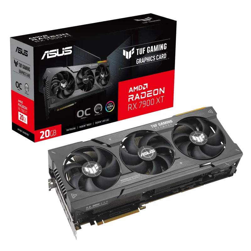 ASUS TUF Gaming TUF-RX7900XT-O20G-GAMING, Radeon RX 7900 XT, 20 GB, GDDR6, 320 bit, 7680 x 4320 pixels, PCI Express 4.0