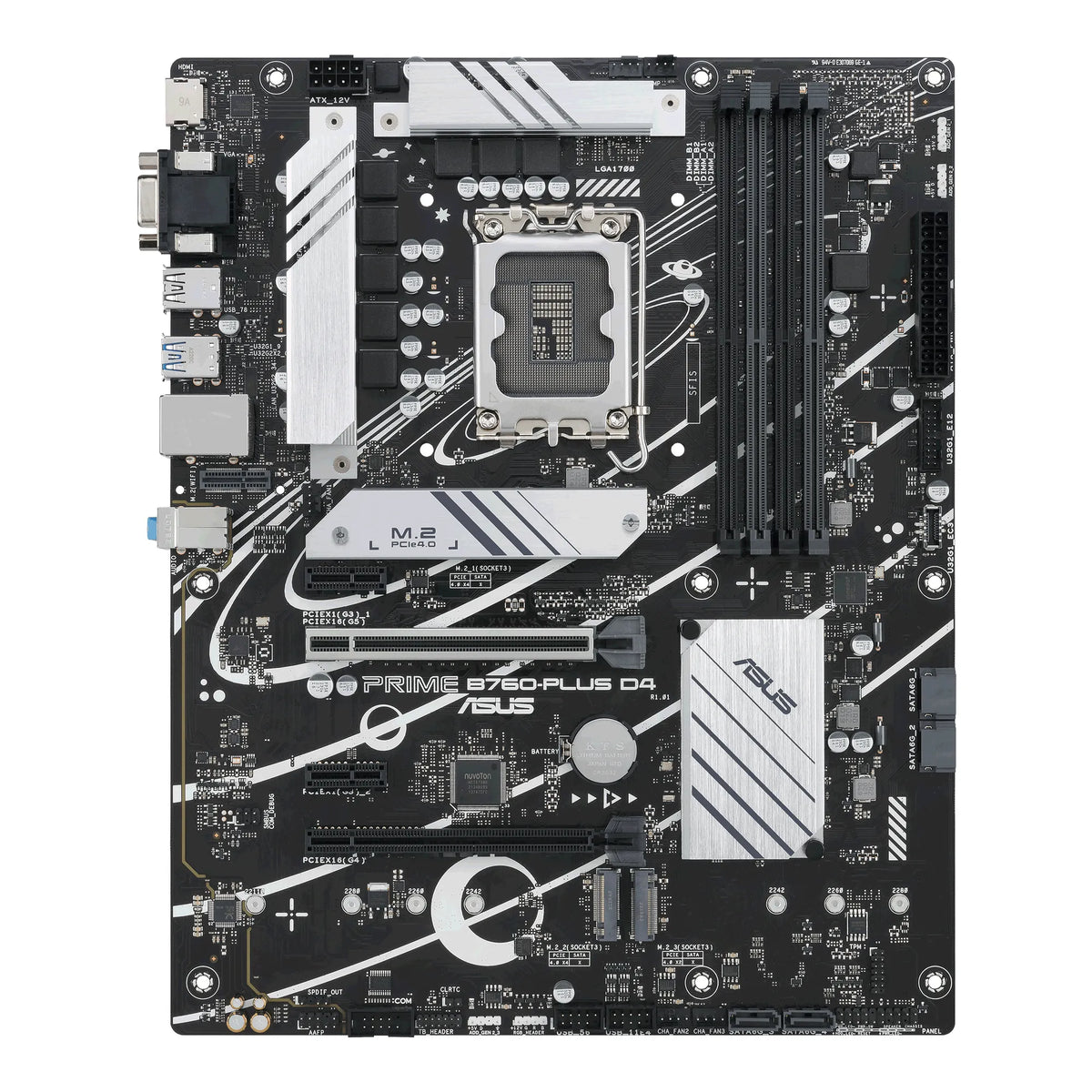 ASUS Motherboard/LGA1700/DDR4/4xDIMM/Max.128GB/1xDP/1XHDMI/ 1xVGA/1xPCIe5x16/1xPCIe4x16/2xPCIe3x1/3xM.2/4xSATA/RAID.