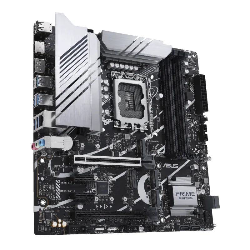 ASUS PRIME Z790M-PLUS, Intel, LGA 1700, Intel® Celeron®, Intel® Core™ i3, Intel® Core™ i5, Intel® Core™ i7, Intel® Core™ i9,..., DDR5-SDRAM, 128 GB, DIMM