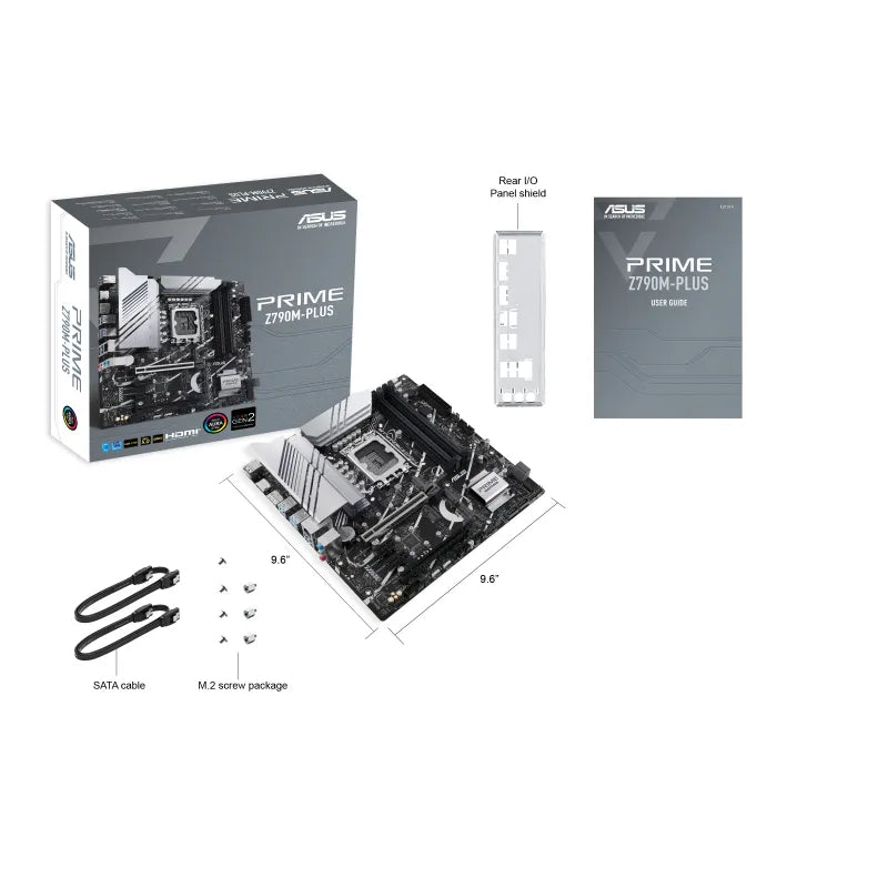 ASUS PRIME Z790M-PLUS, Intel, LGA 1700, Intel® Celeron®, Intel® Core™ i3, Intel® Core™ i5, Intel® Core™ i7, Intel® Core™ i9,..., DDR5-SDRAM, 128 GB, DIMM