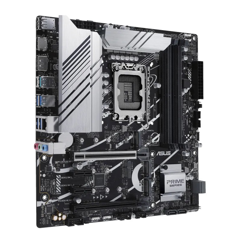 ASUS PRIME Z790M-PLUS, Intel, LGA 1700, Intel® Celeron®, Intel® Core™ i3, Intel® Core™ i5, Intel® Core™ i7, Intel® Core™ i9,..., DDR5-SDRAM, 128 GB, DIMM