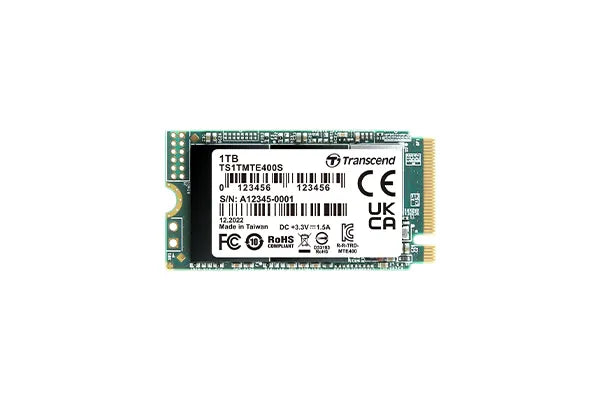 Transcend PCIe SSD 400S, 1000 GB, M.2