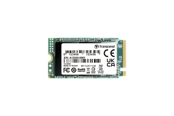 Transcend PCIe SSD 400S, 512 GB, M.2