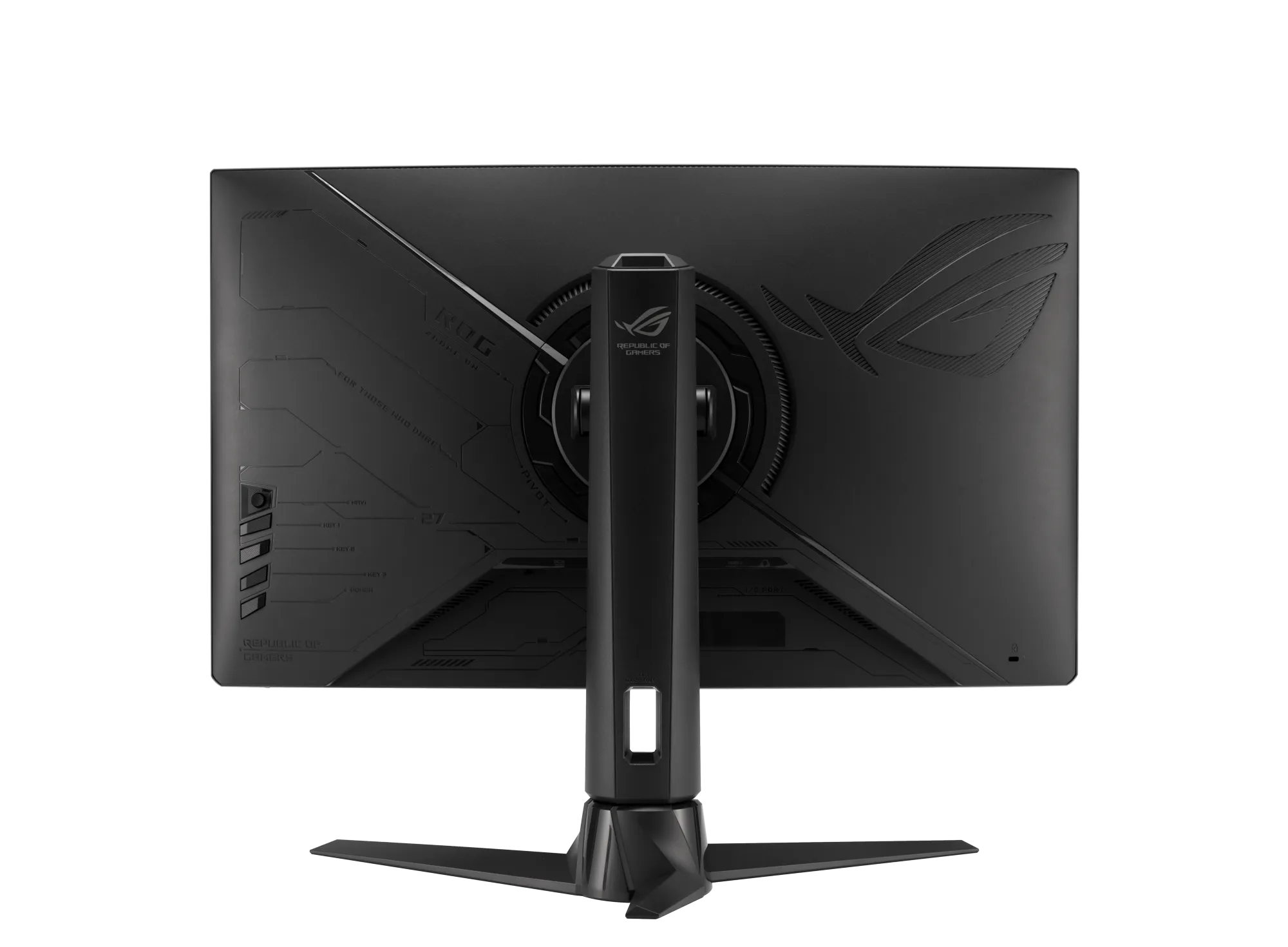 ASUS ROG Swift XG27AQV, 68.6 cm (27"), 2560 x 1440 pixels, Wide Quad HD, 1 ms, Black