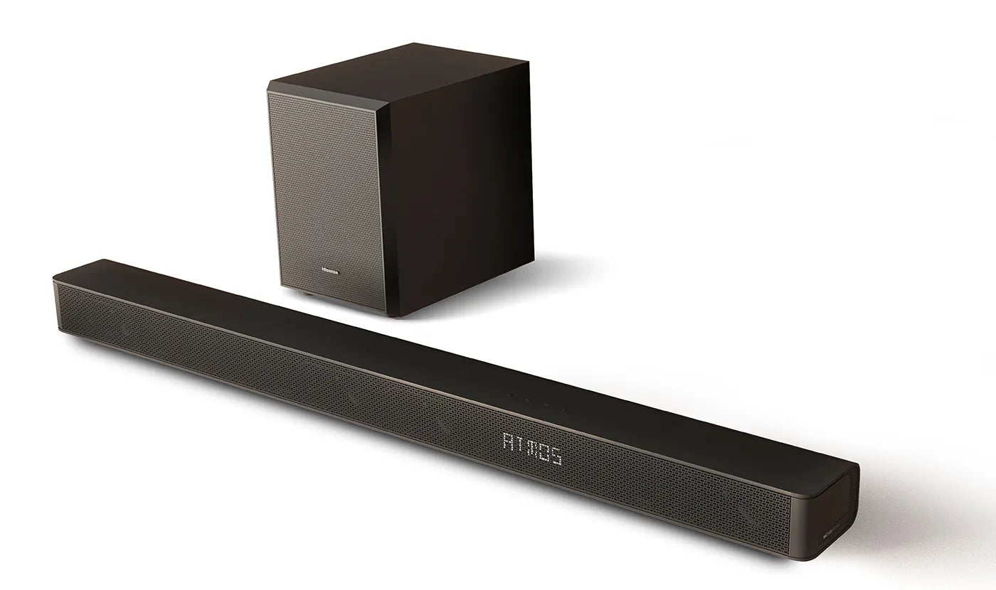 Hisense AX3100G, 3.1 channels, 280 W, DTS, DTS-HD Master Audio, DTS:X, Dolby Atmos, Dolby Digital Plus, 10.2 cm (4"), Wireless, 16.5 cm (6.5")