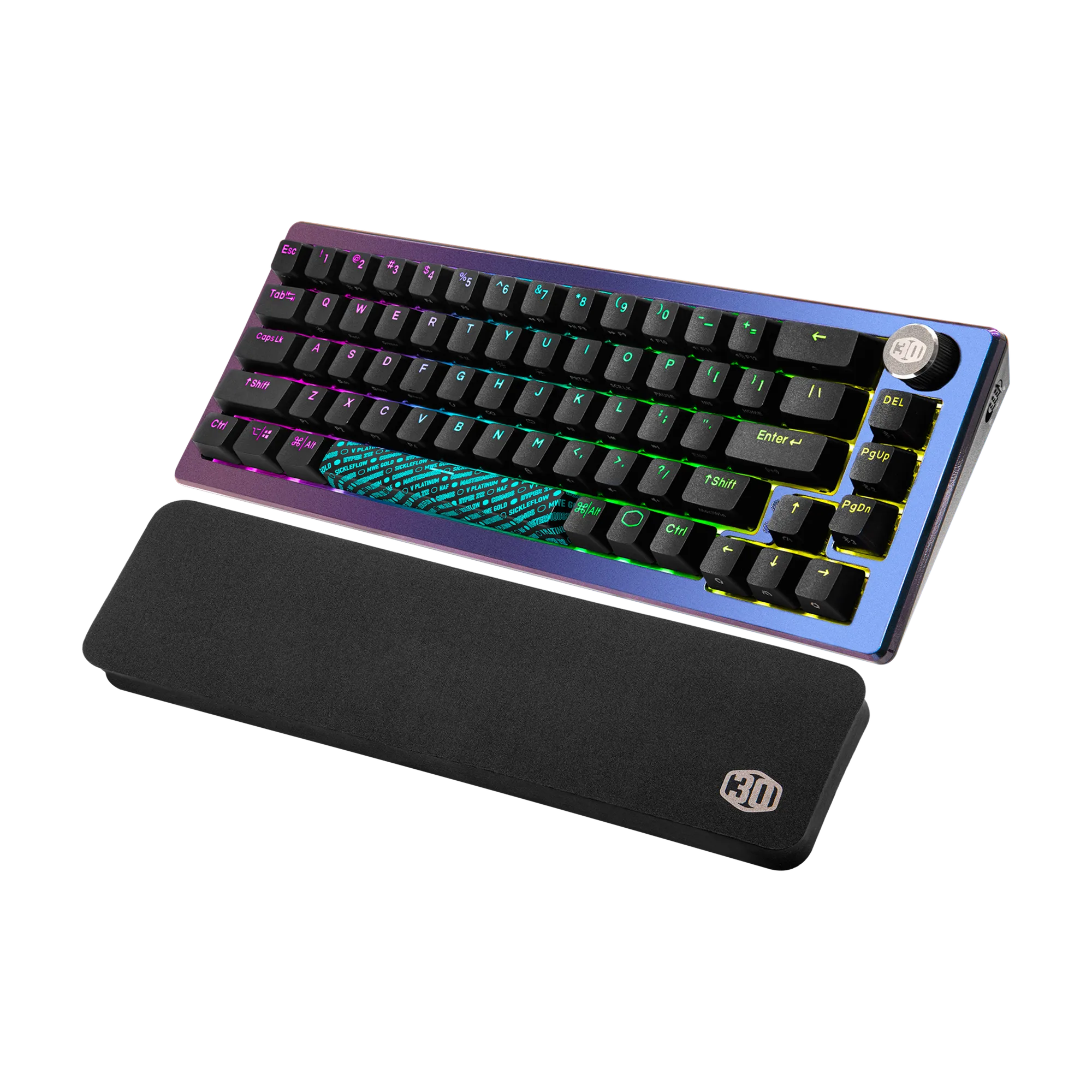 Cooler Master Peripherals MK721 30th Anniversary Edition, 65%, Wired & Wireless, USB + RF Wireless + Bluetooth, Mechanical, QWERTY, LED