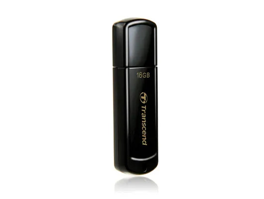 Transcend JetFlash JetFlash 350 16GB, 16 GB, USB Type-A, 2.0, Cap, 8.5 g, Black