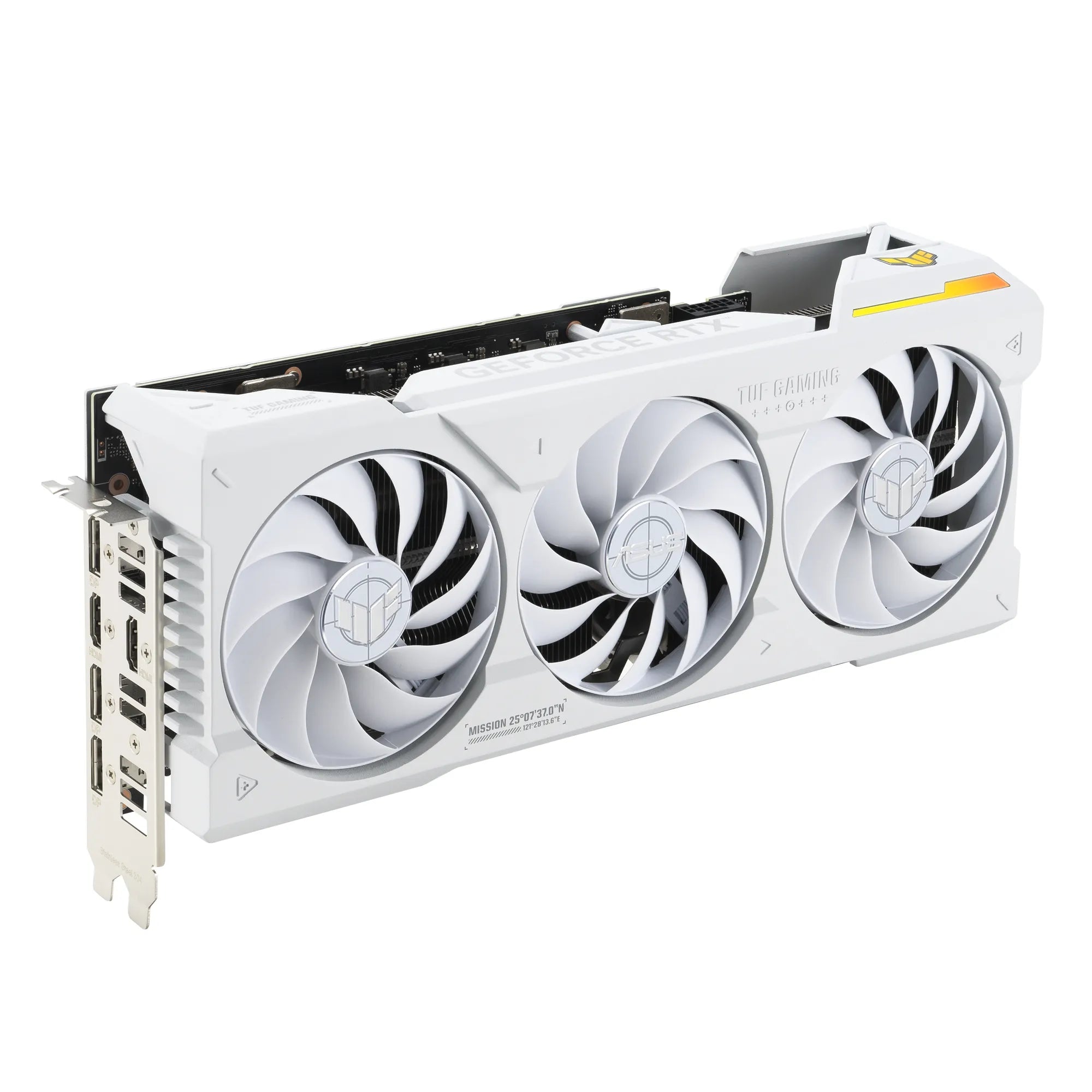 ASUS TUF Gaming TUF-RTX4070TIS-O16G-WHITE-GAMING, GeForce RTX 4070 Ti SUPER, 16 GB, GDDR6X, 256 bit, 7680 x 4320 pixels, PCI Express 4.0