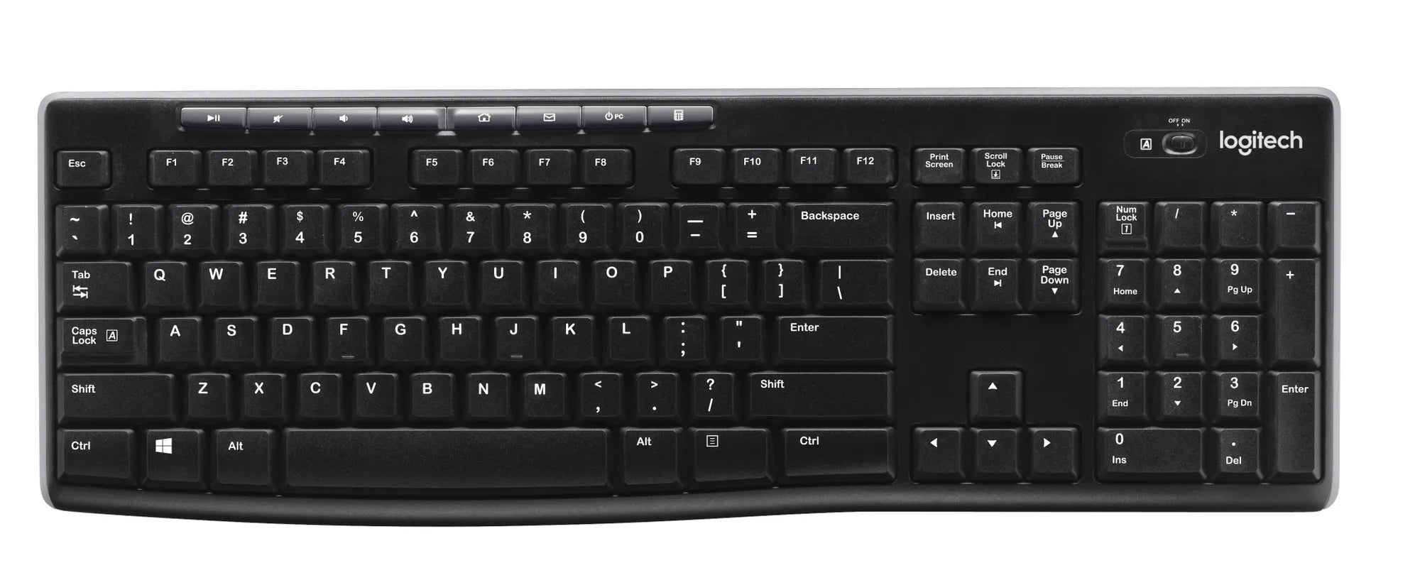 Logitech Wireless Keyboard K270  Unifying USB receiver Spill