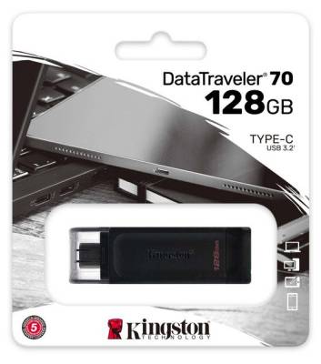 Kingston 128GB USB-C 3.2 Gen 1 DataTraveler 70