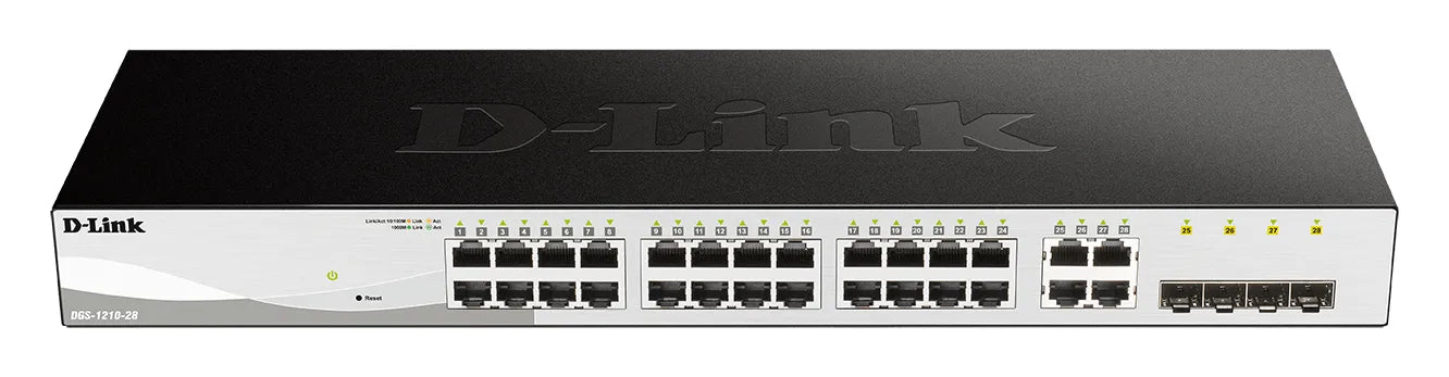 D-Link DGS-1210-28, Full duplex, Rack mounting, 1U