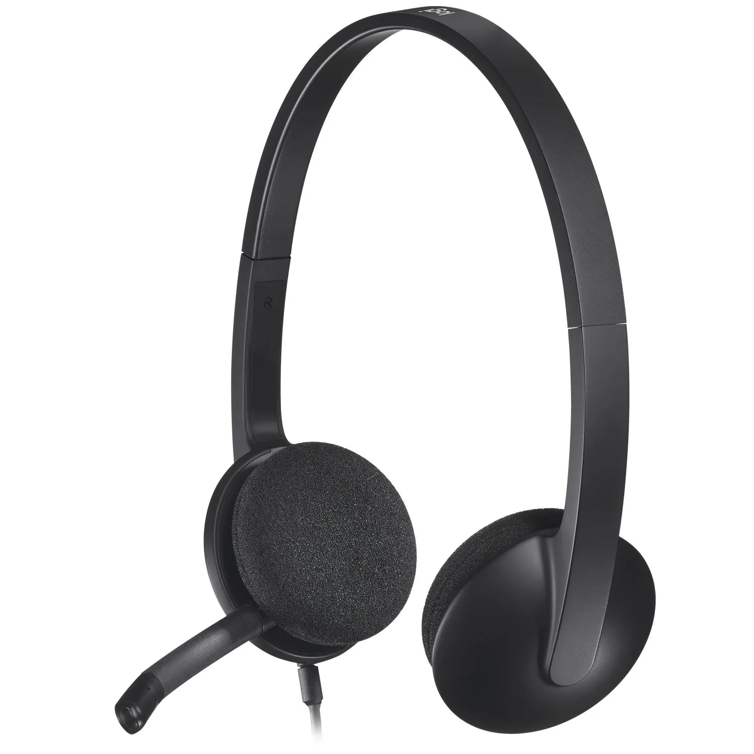 Logitech H340 USB Computer Headset, Wired, Office/Call center, 20 - 20000 Hz, 100 g, Headset, Black