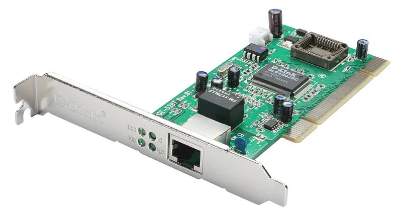 D-Link DGE-528T, Internal, Wired, PCI, Ethernet, 2000 Mbit/s, Green