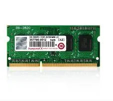 Transcend DDR3-1600 SO-DIMM 4GB, 4 GB, 1 x 4 GB, DDR3, 1600 MHz, 204-pin SO-DIMM, Green