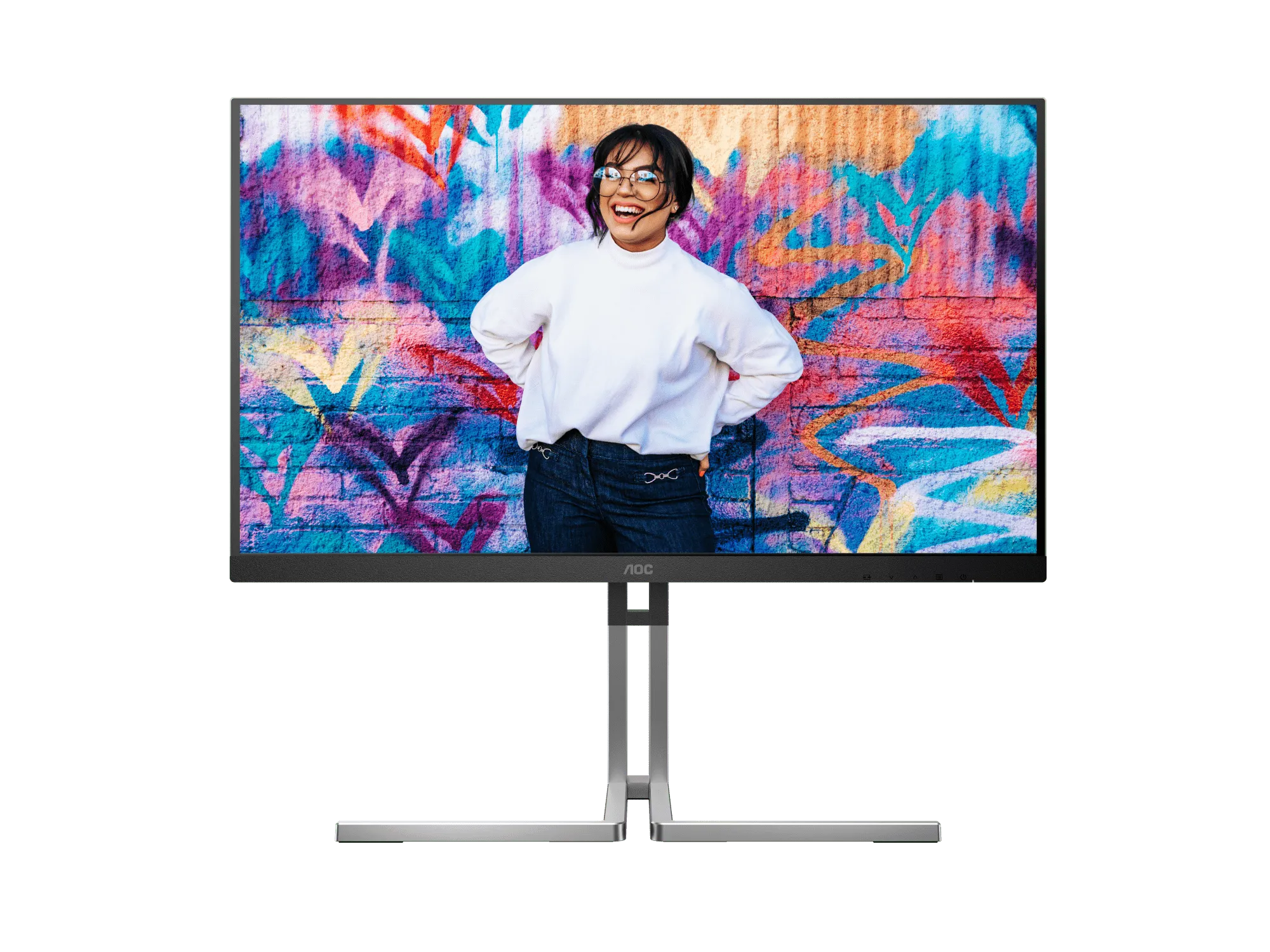 AOC U27U3XD Monitor|27 inch|IPS Dual refresh rate UHD 3840 x 2160  144hz | FHD  288hz|USB-C 90W|HDMI DP|HDR400|HAS|3YR Warranty