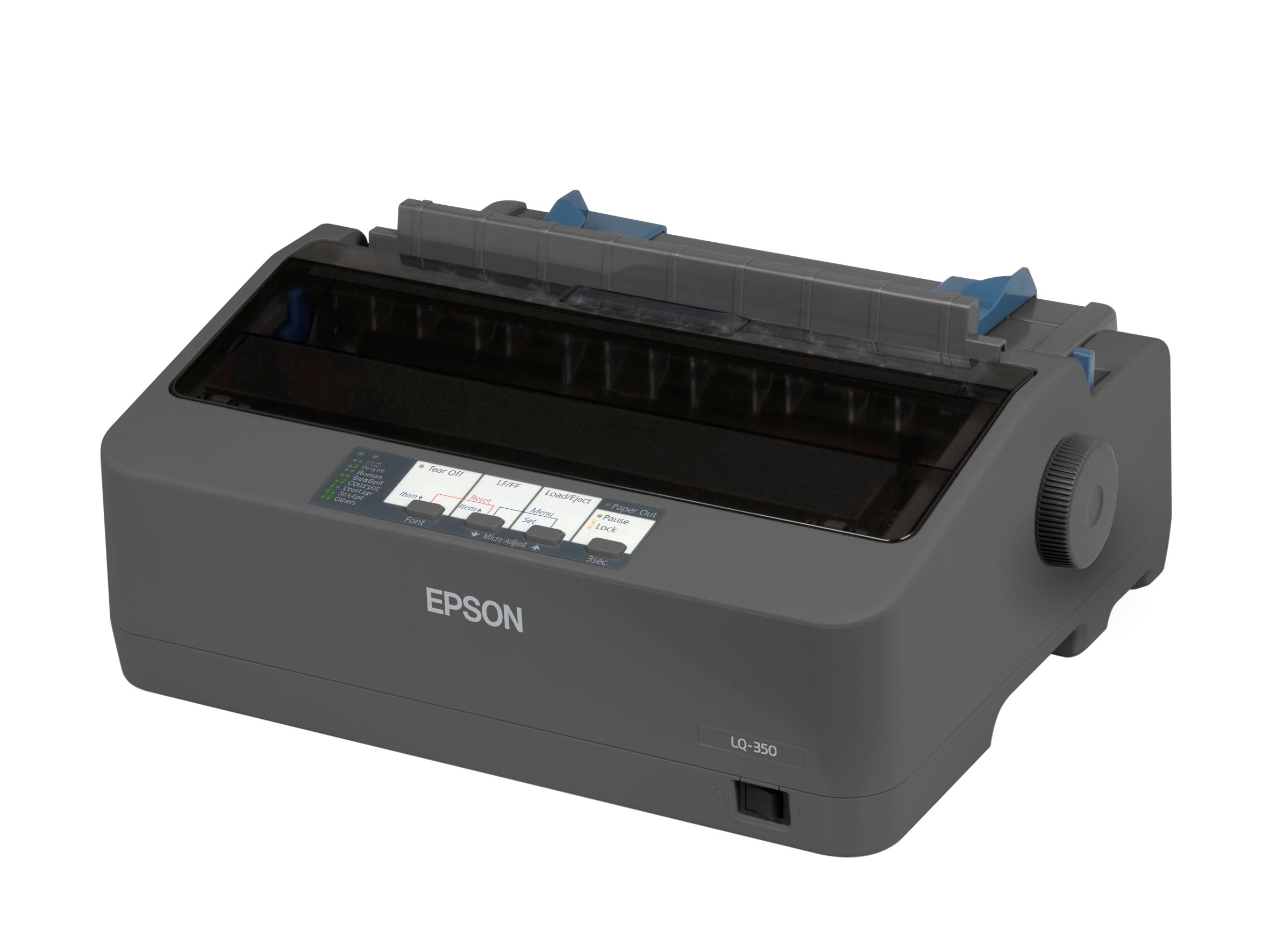 Epson LQ-350, 347 cps, 360 x 180 DPI, 260 cps, 86 cps, 10 cpi, 4 copies