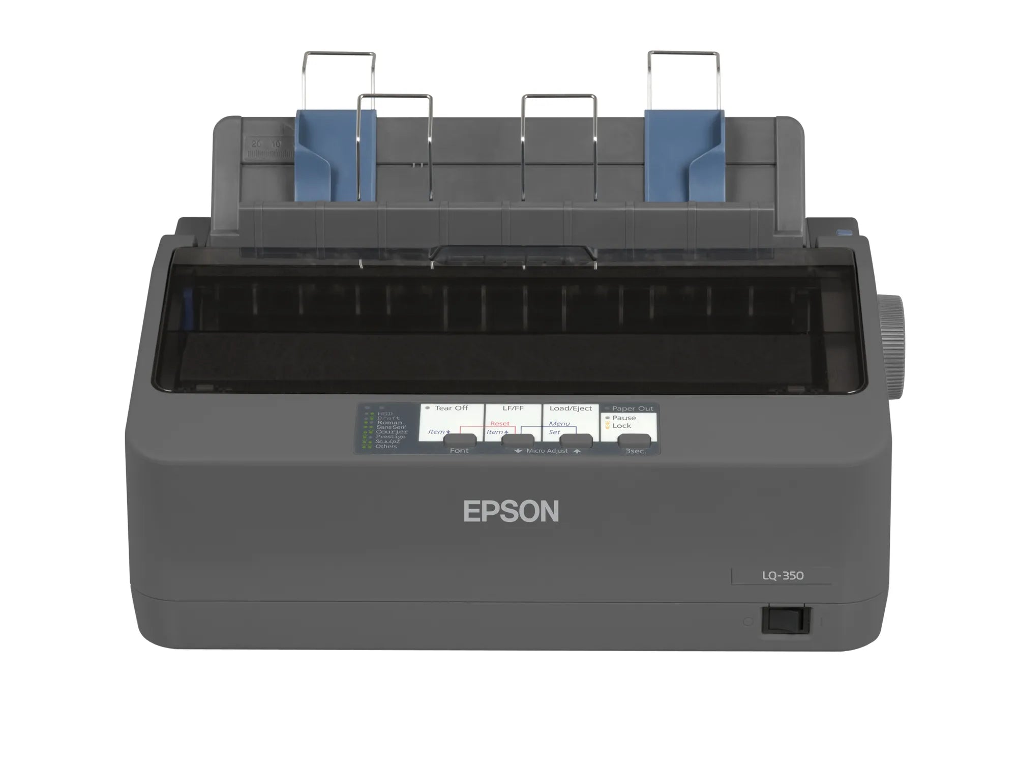 Epson LQ-350, 347 cps, 360 x 180 DPI, 260 cps, 86 cps, 10 cpi, 4 copies