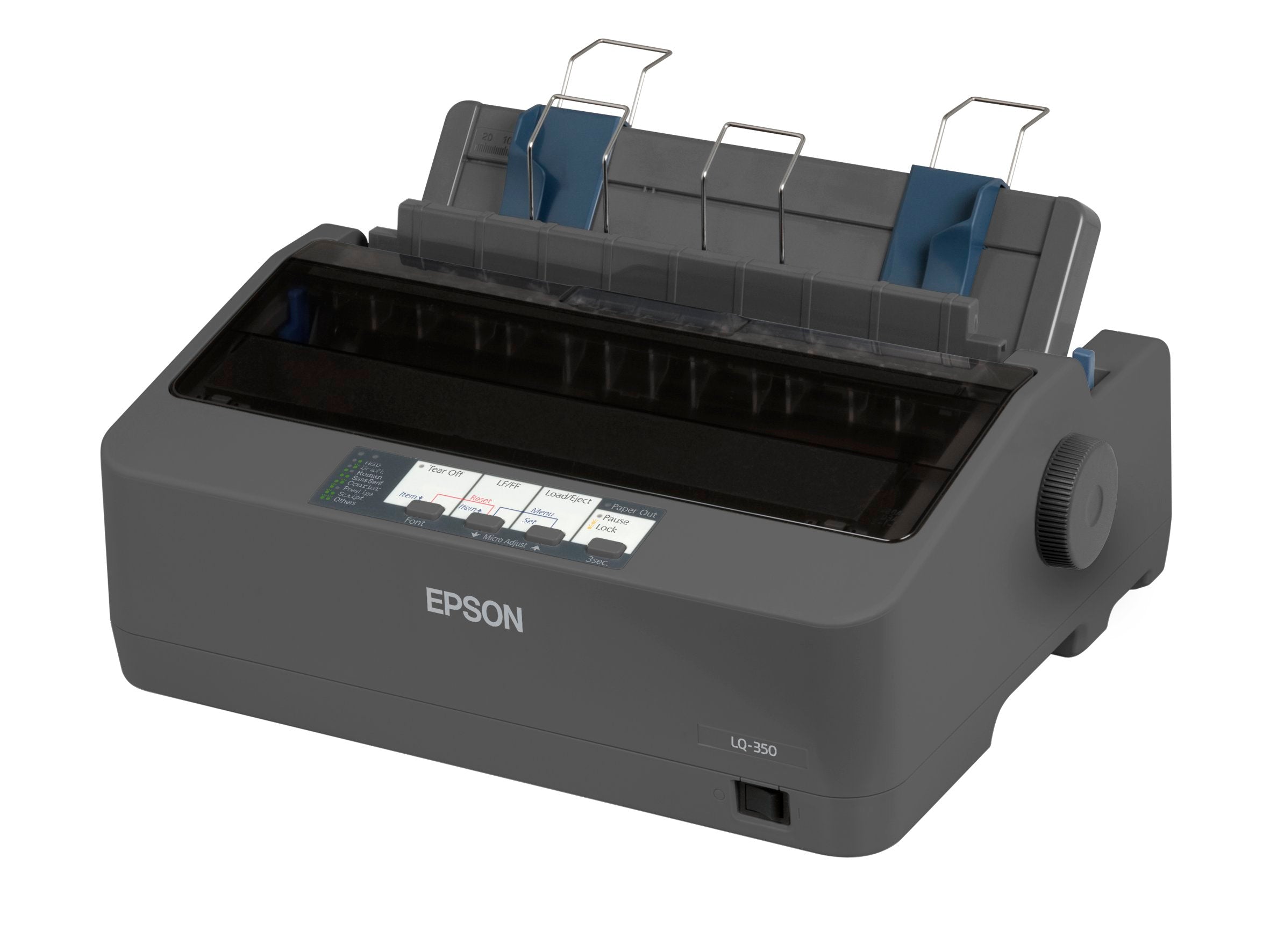 Epson LQ-350, 347 cps, 360 x 180 DPI, 260 cps, 86 cps, 10 cpi, 4 copies