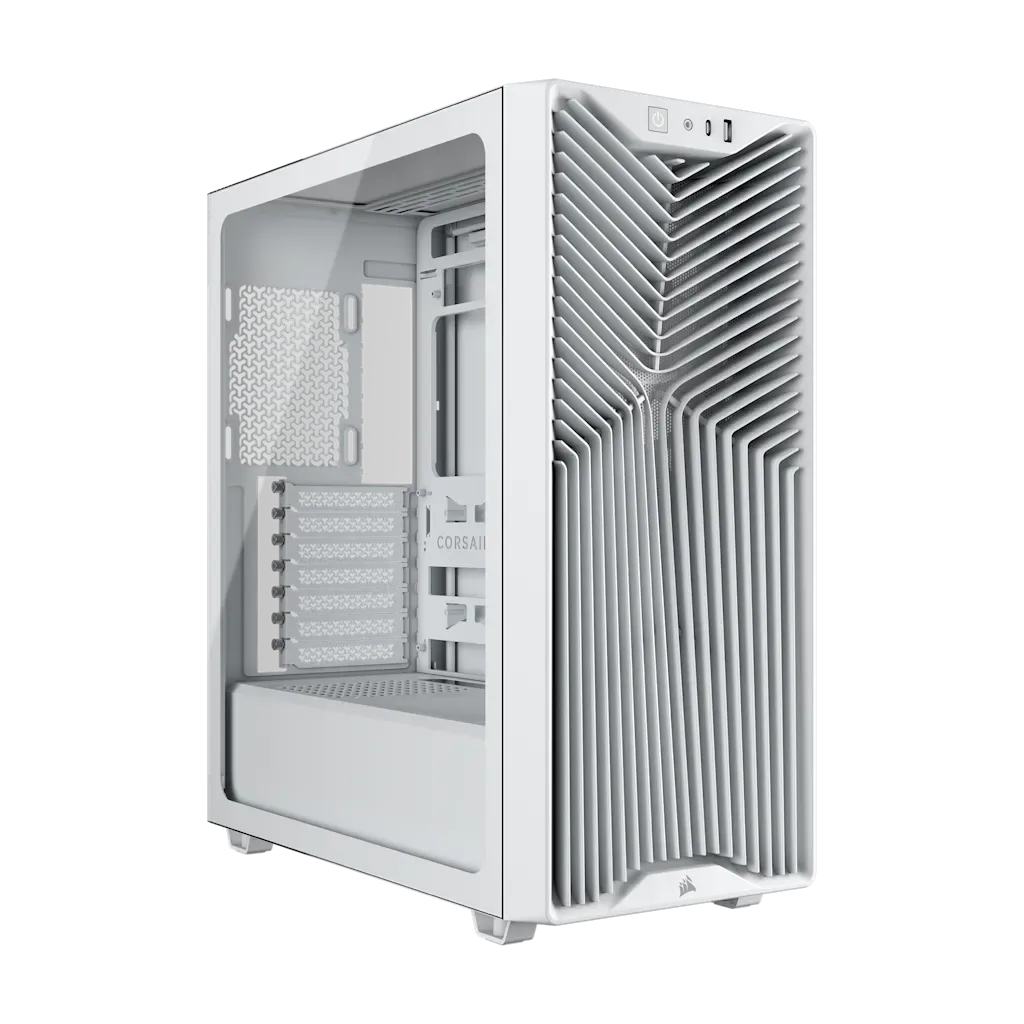 3200D RS Mid-Tower PC Case; 3x RS120 fans incl - White.