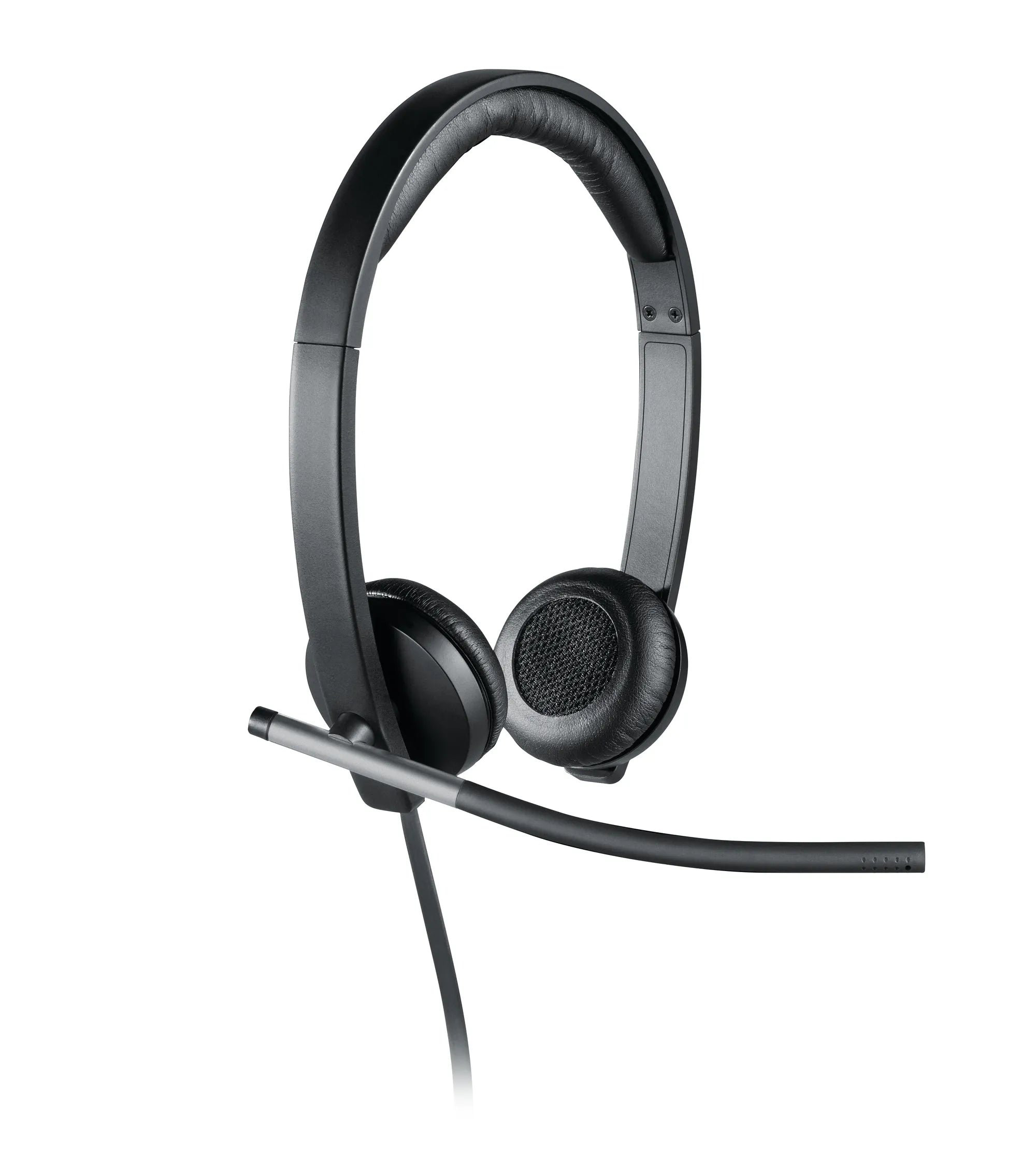 Logitech USB Headset Stereo H650e, Wired, Office/Call center, 50 - 10000 Hz, 120 g, Headset, Black, Silver