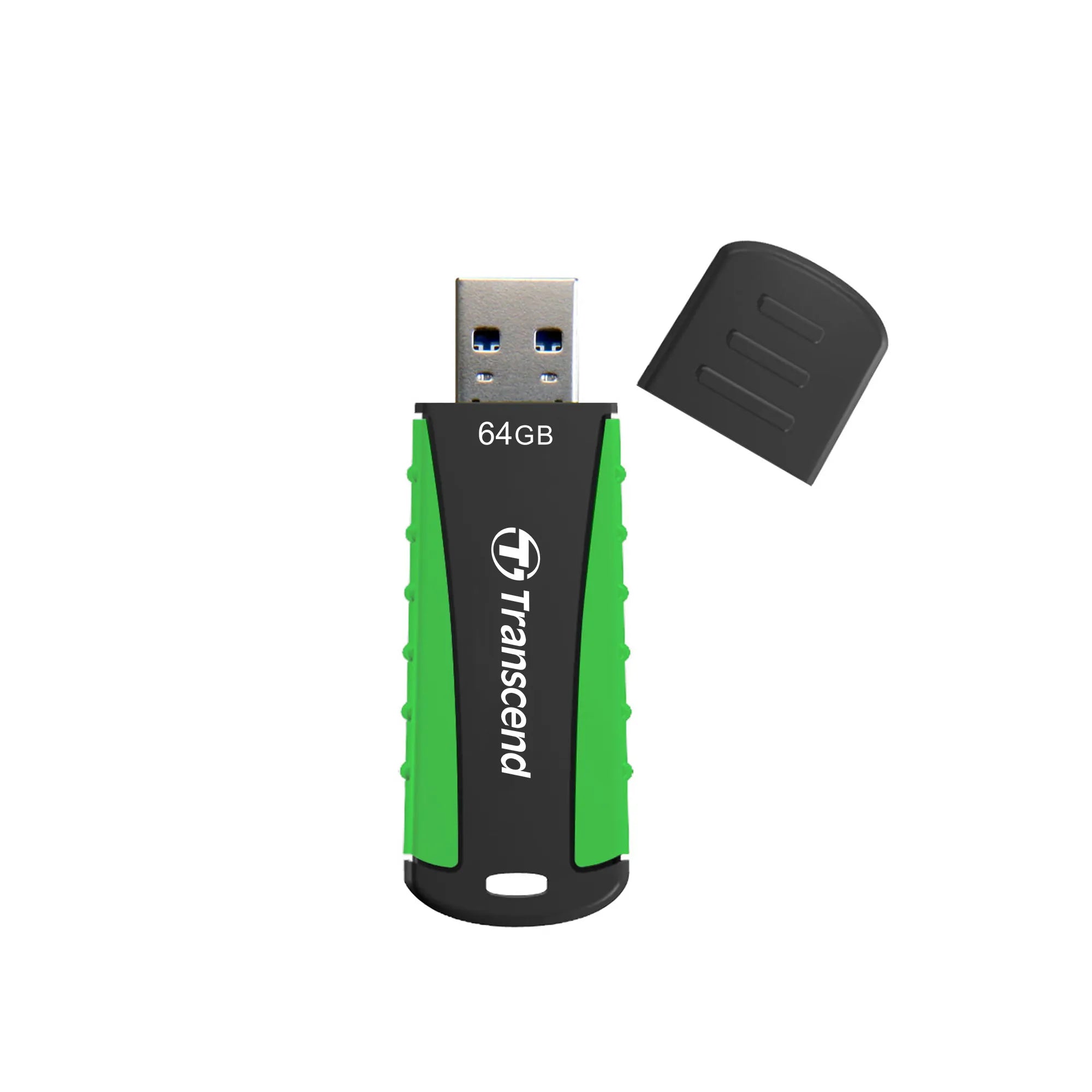 Transcend JetFlash 810 64GB Green, 64 GB, USB Type-A, 3.2 Gen 1 (3.1 Gen 1), Cap, 12.4 g, Black, Green