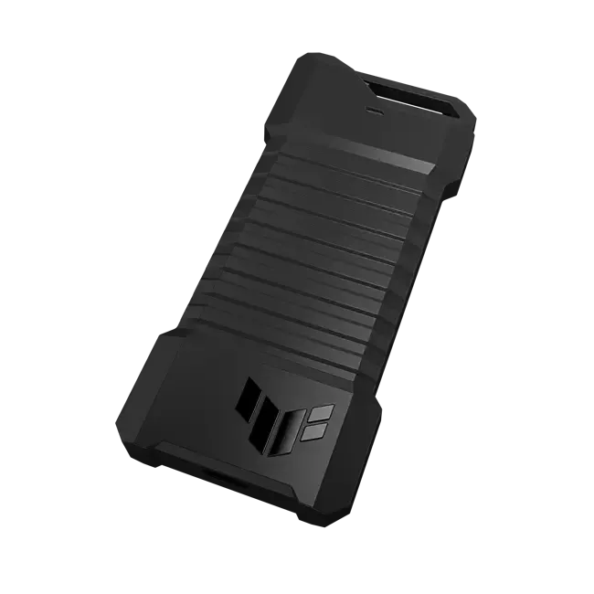 ASUS ESD-T1A/BLK/G/AS//, SSD enclosure, M.2, M.2, PCI Express, Serial ATA, 10 Gbit/s, USB connectivity, Black