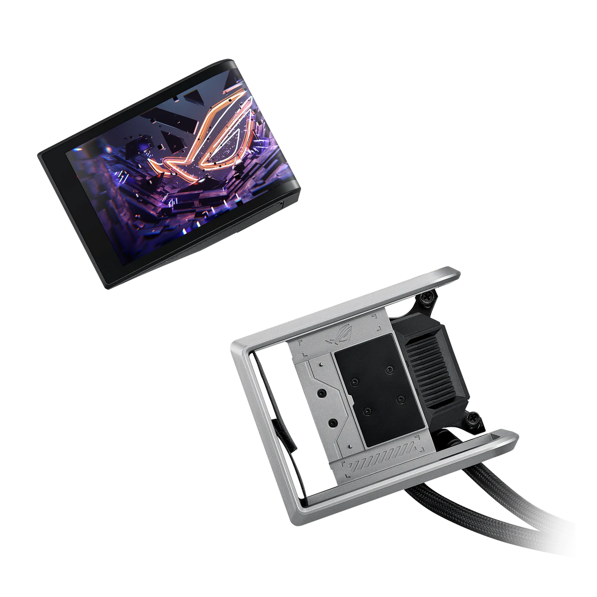 ASUS Cooler Water block dimention: 133X105X123 mm. Radiator Dimension:394x140x32mm. Intel: LGA 1700; 1851. AMD: AM5;AM4