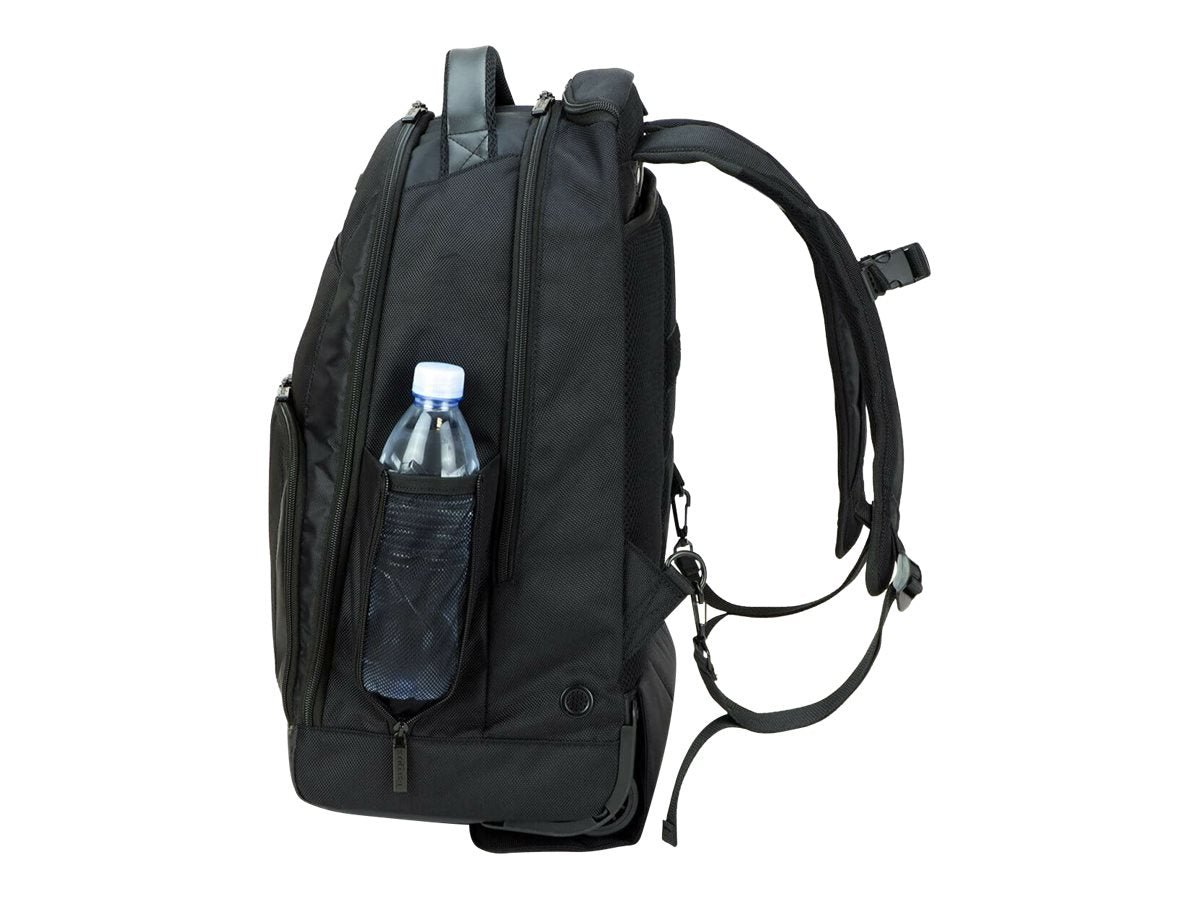 Targus Bag Rolling Notebook Backpack 15.6 Nylon Black & Platinum 2.7 kg Limited Lifetime warranty