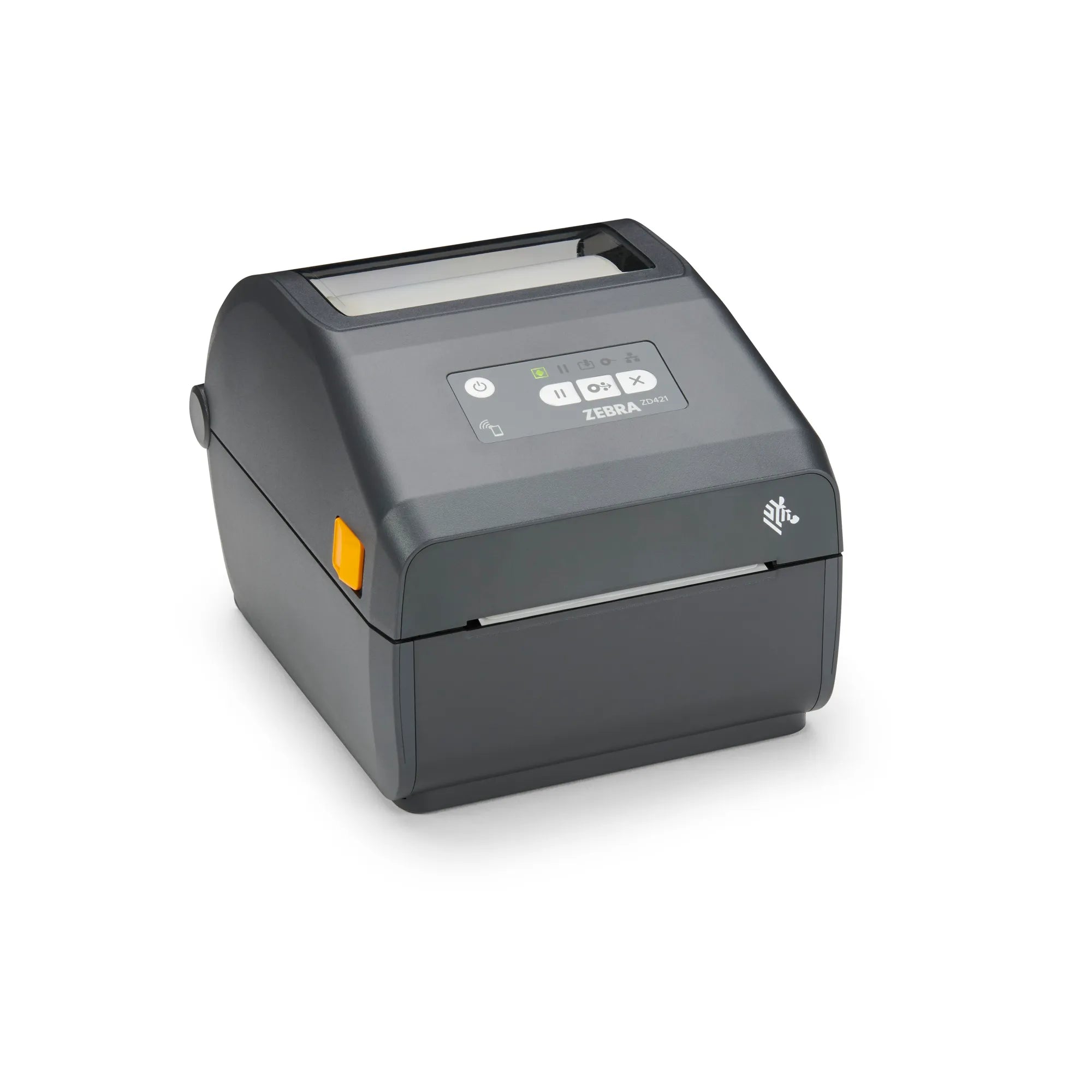 Zebra ZD421, Thermal transfer, 203 x 203 DPI, 152 mm/sec, Wired & Wireless, Grey