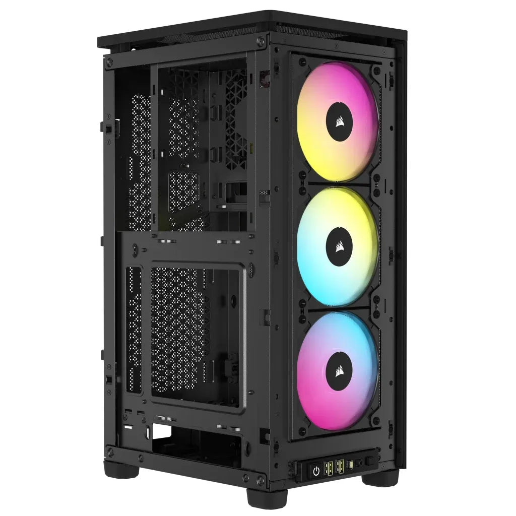 Corsair 2000D RGB AIRFLOW, Small Form Factor (SFF), PC, Black, Mini-ITX, Mesh, Multi