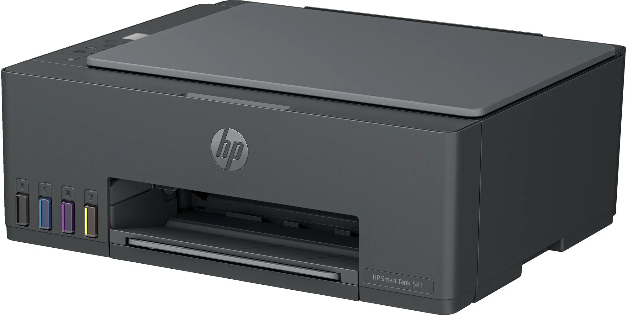 HP Smart Tank 581 All-in-One Printer, Home and home office, Print, copy, scan, Wireless; High-volume printer tank; Print from phone or tablet; Scan to PDF, Thermal inkjet, 4800 x 1200 DPI