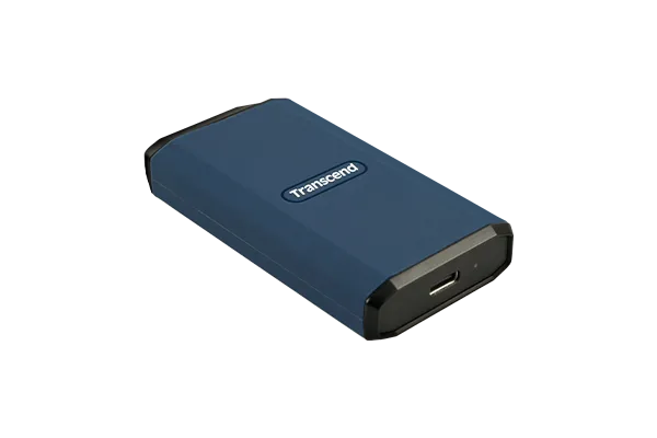 Transcend ESD410C, 2 TB, USB Type-C, 2000 MB/s, 20 Gbit/s, Password protection, Blue