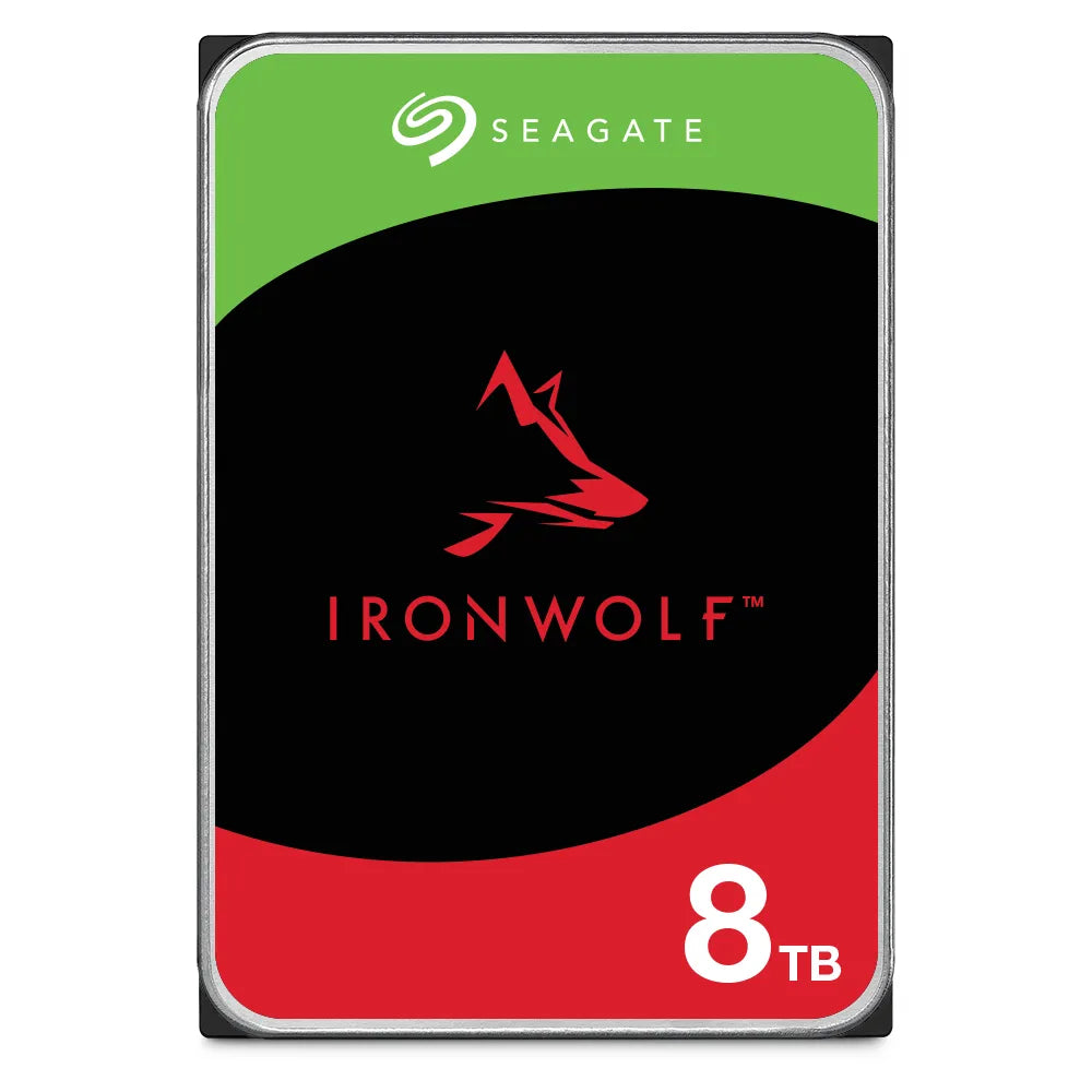 Seagate IronWolf ST8000VN002, 3.5", 8 TB, 5400 RPM