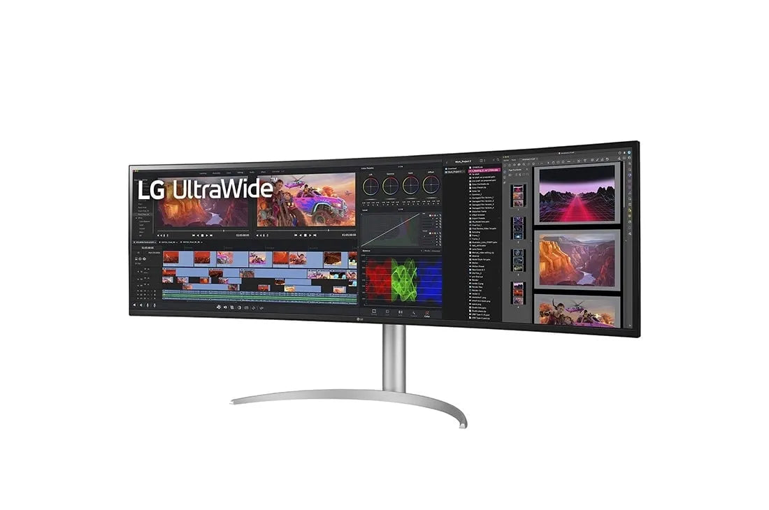 LG 49WQ95C-W, 124.5 cm (49"), 5120 x 1440 pixels, UltraWide Dual Quad HD, 5 ms, Silver