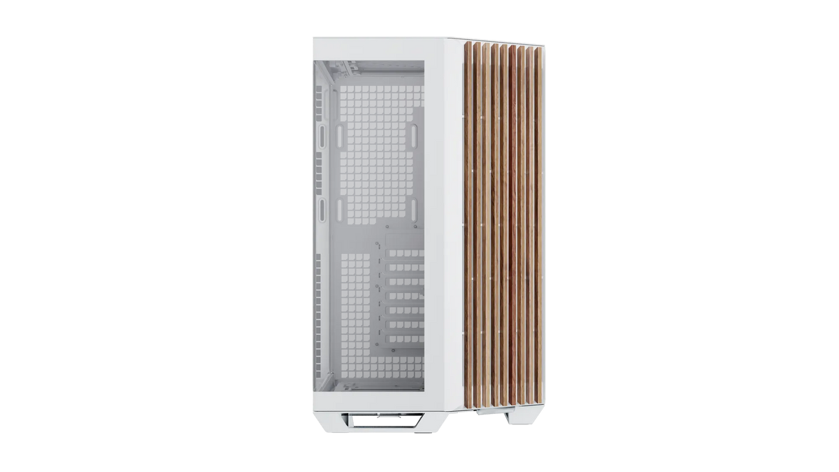 Aerocool APNX V1 premium White and Wood mid-tower ATX case -Supports up to 10 fans -  6x2.5'' or 2x 3.5'' - 360mm radiator -