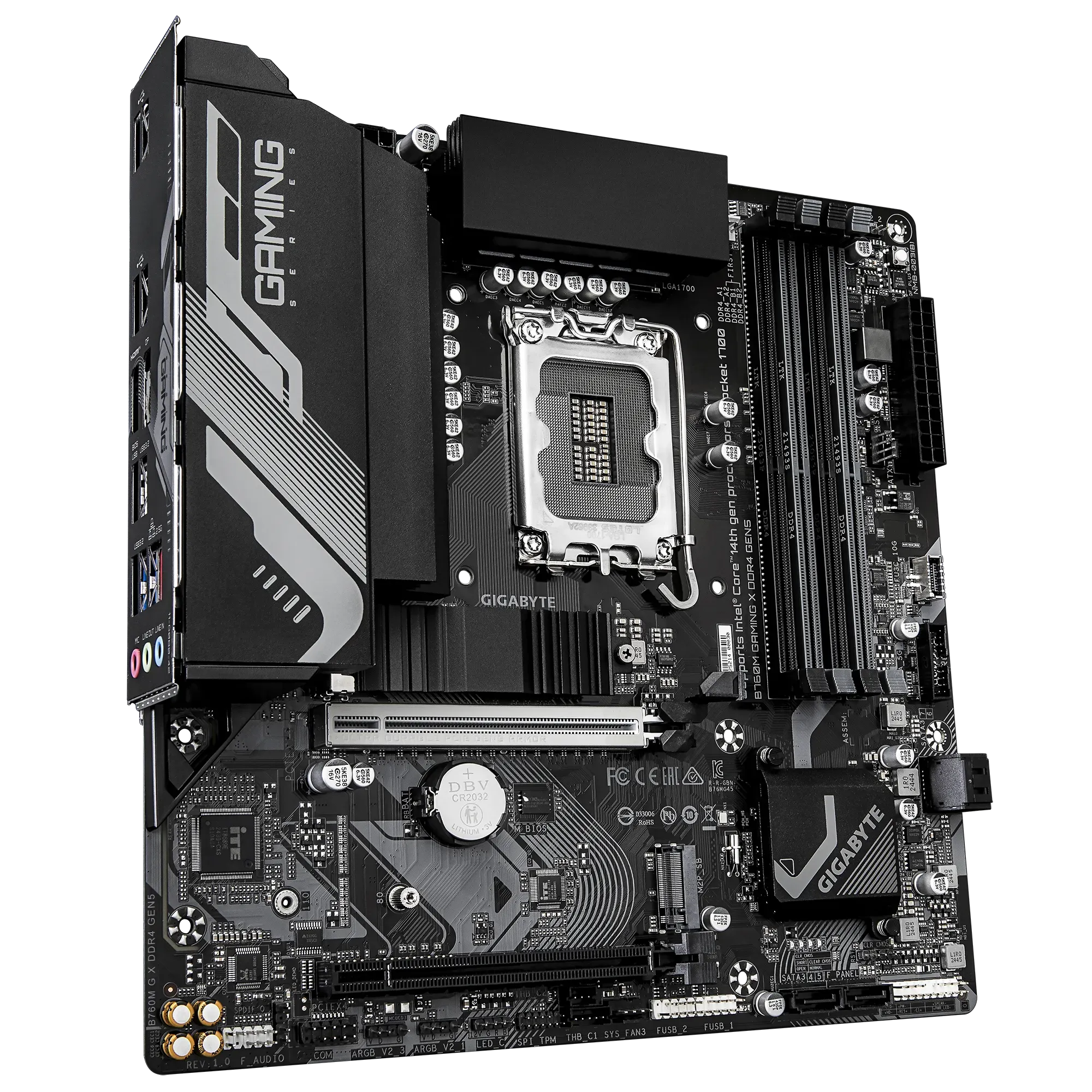 GIGABYTE Intel® B760 Chipset for LGA 1700; 4x DDR5; 2x M2; HDMI/DP; mATX