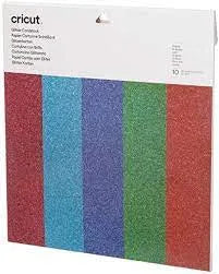 2007757 - Cricut Glitter Cardstock 12x12'' 10-sheet Sampler