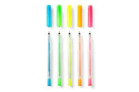 2009961 -Cricut 5 Glitter Gel Pens (0.8 mm) in Neon Pink; Ne